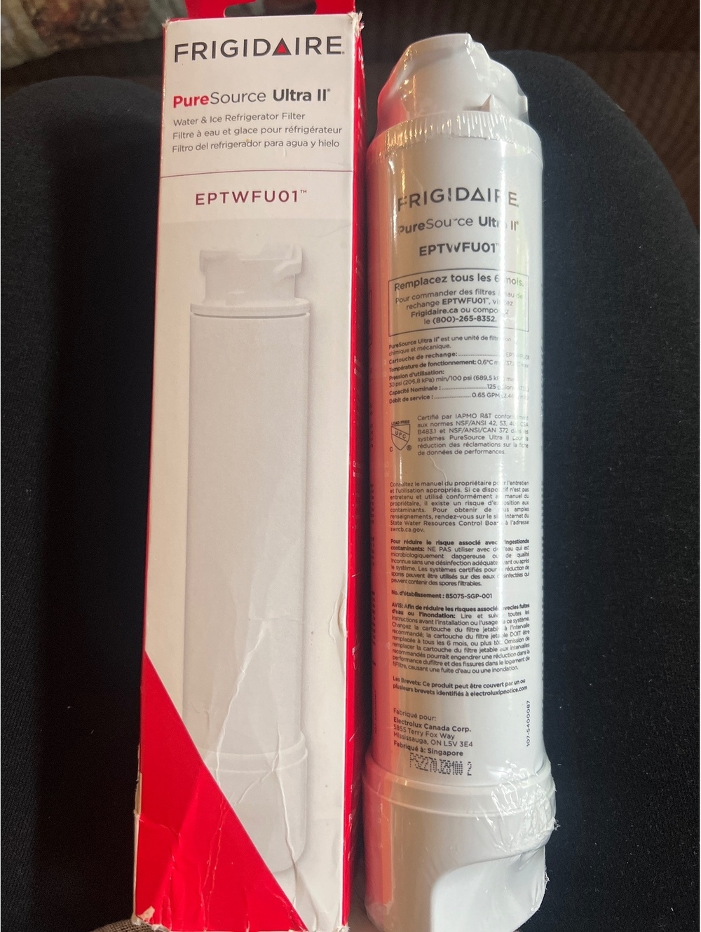 Frigidaire PureSource Ultra II EPTWFU01 Water & Ice Refrigerator Filter